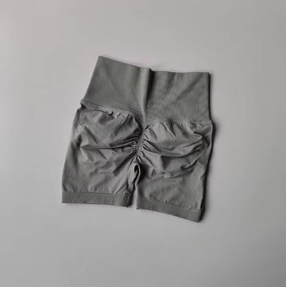 Peach Hip Lifting Sports Shorts Women High Waist and Waist Tightening Slimming Running Hip Speed Drying Three Point Tight Pants