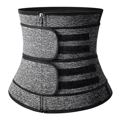 Qtree Waist Trainer plus Size for Women Sports Girdle Corset Slimming Belly Body Shaper Sweat Trimmer Belt Slimmer Weight Loss