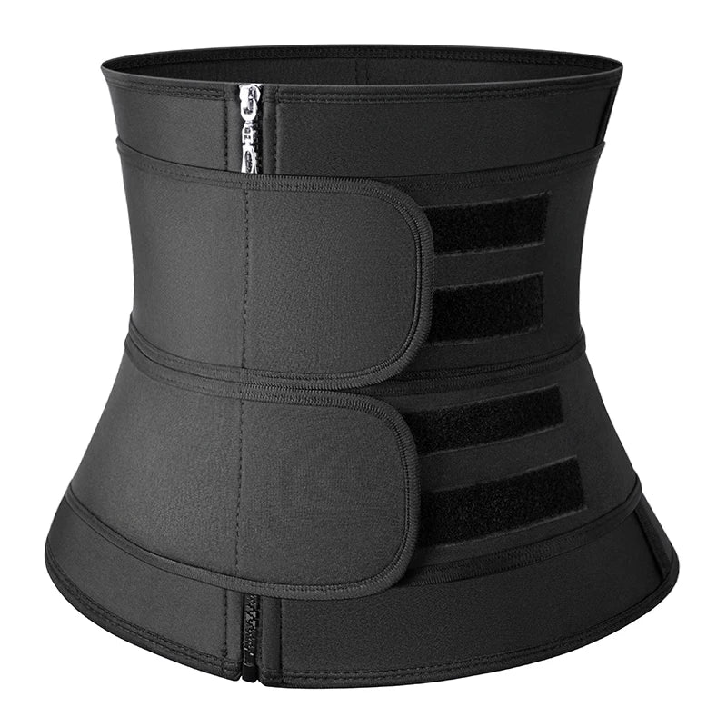 Qtree Waist Trainer plus Size for Women Sports Girdle Corset Slimming Belly Body Shaper Sweat Trimmer Belt Slimmer Weight Loss