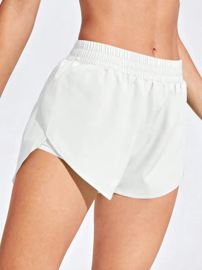 Women Sport Double Layered Shorts